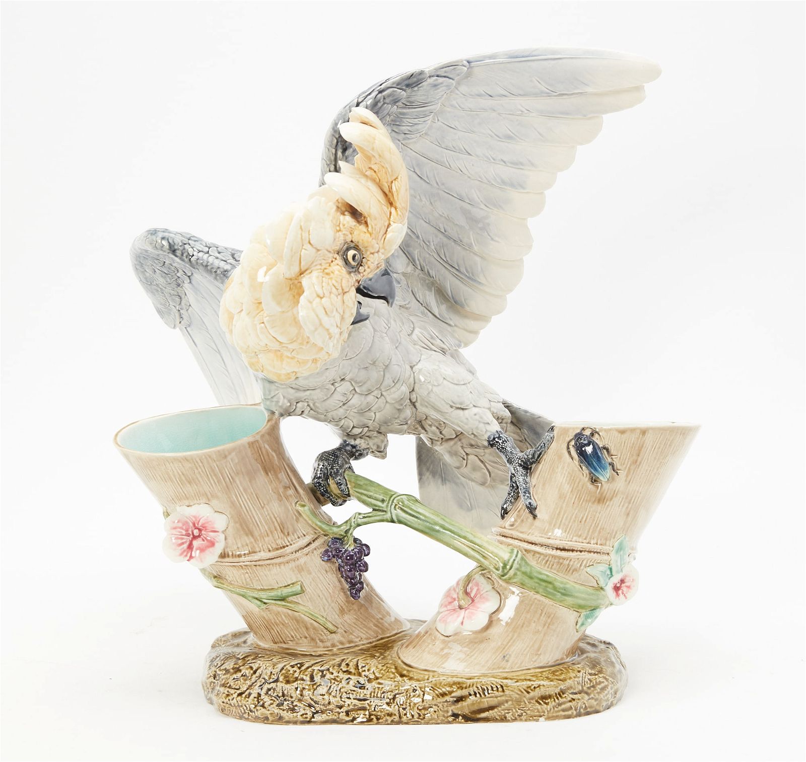 A FRENCH (CHOISY-LE-ROI) MAJOLICA