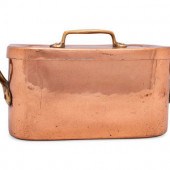 A French Copper Daubière with