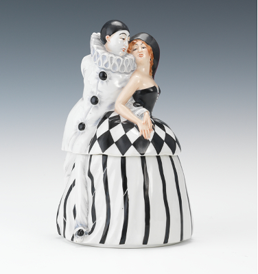A French Deco Tobacco Container