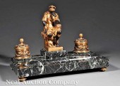 A French Doré and Patinated Br