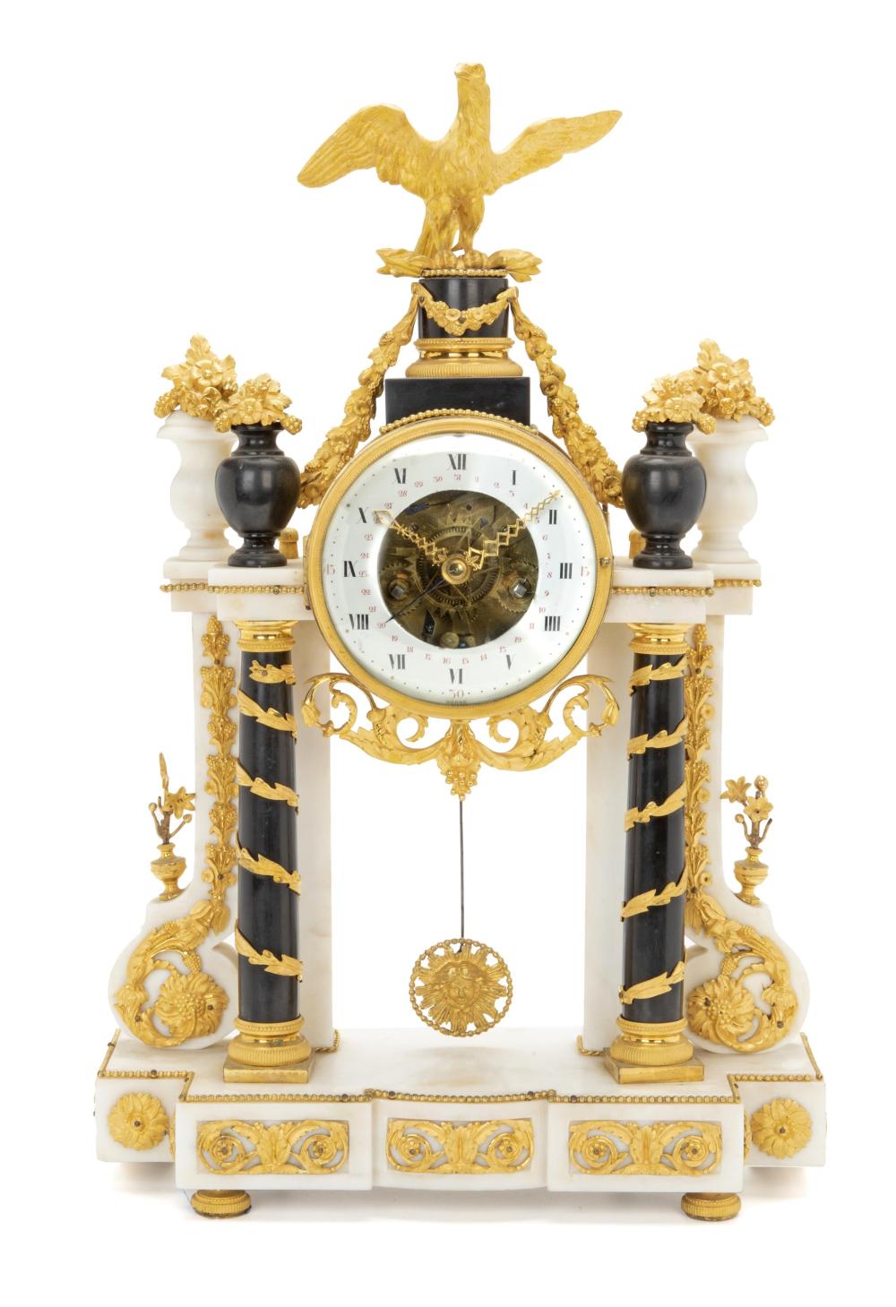 A FRENCH EMPIRE GILT BRONZE-MOUNTED