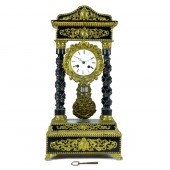 A FRENCH EMPIRE LACQUERED AND