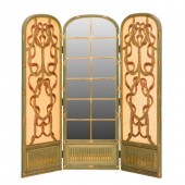 A FRENCH EMPIRE POLYCHROME DEC