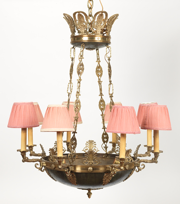 A French Empire Style Chandelier