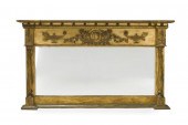 A FRENCH EMPIRE-STYLE GILTWOOD