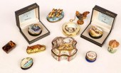 A French enamel box depicting
