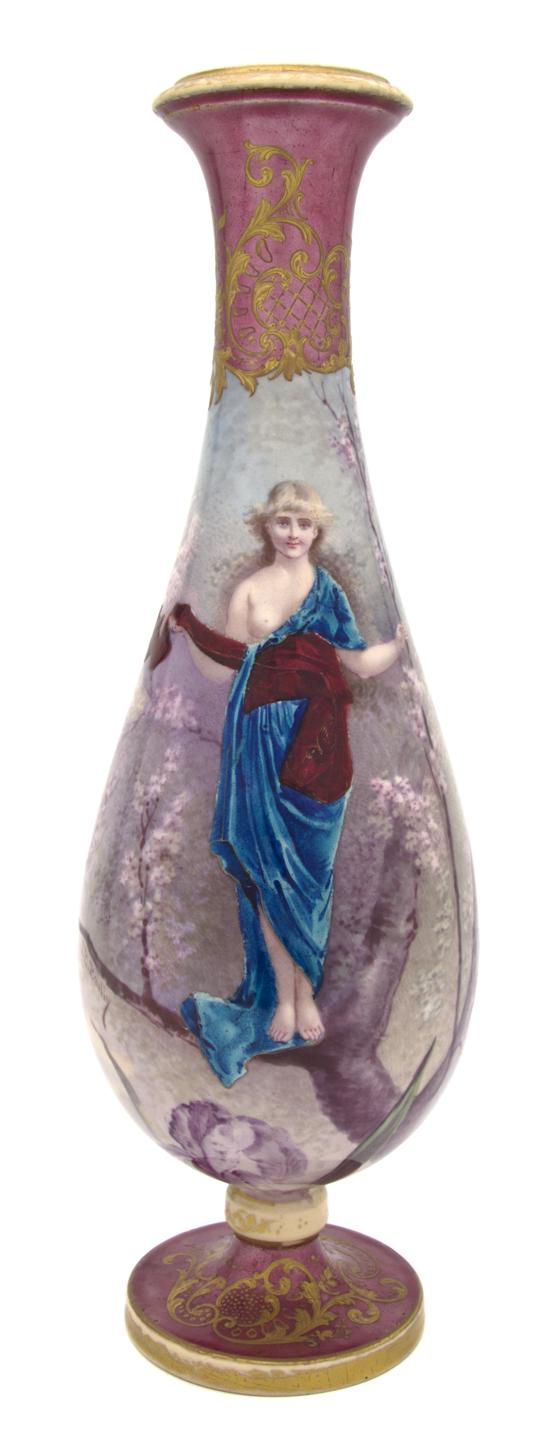 A French Enameled and Foil