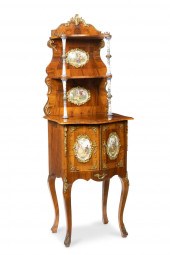 A FRENCH ETAGERE CABINETA Fren