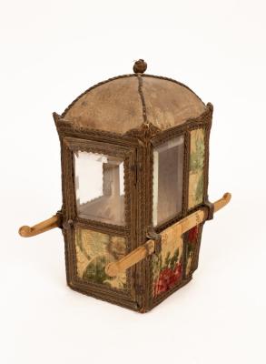 A French fabric covered model of