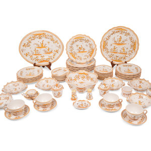 A French Faience Dinner Service