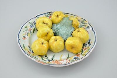 A French Faience Trumpe L'oeil Dish
