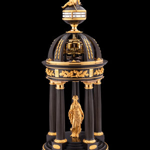 A French Gilt and Patinated