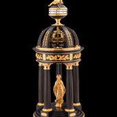 A French Gilt and Patinated Br