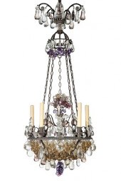 A FRENCH GILT BRONZE & ALABAST