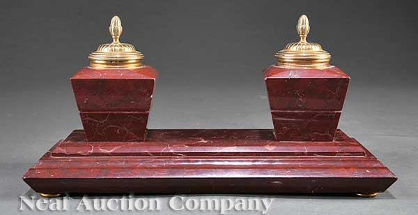 A French Gilt Bronze and Rouge