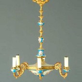 A French Gilt Bronze and S??vr