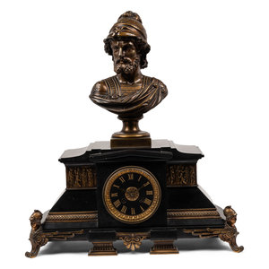 A French Gilt Bronze and Black
