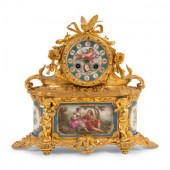 A French Gilt Bronze and Sèvre