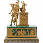 A French Gilt Bronze and Malac