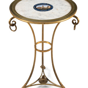 A French Gilt Bronze and Italian