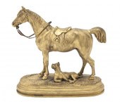 A French Gilt Bronze Animalier