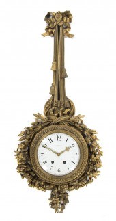A French Gilt Bronze Cartel Cl
