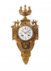 A FRENCH GILT-BRONZE CARTEL WA