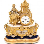 A French Gilt Bronze Figural M