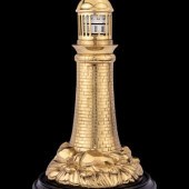 A French Gilt Bronze Lighthous