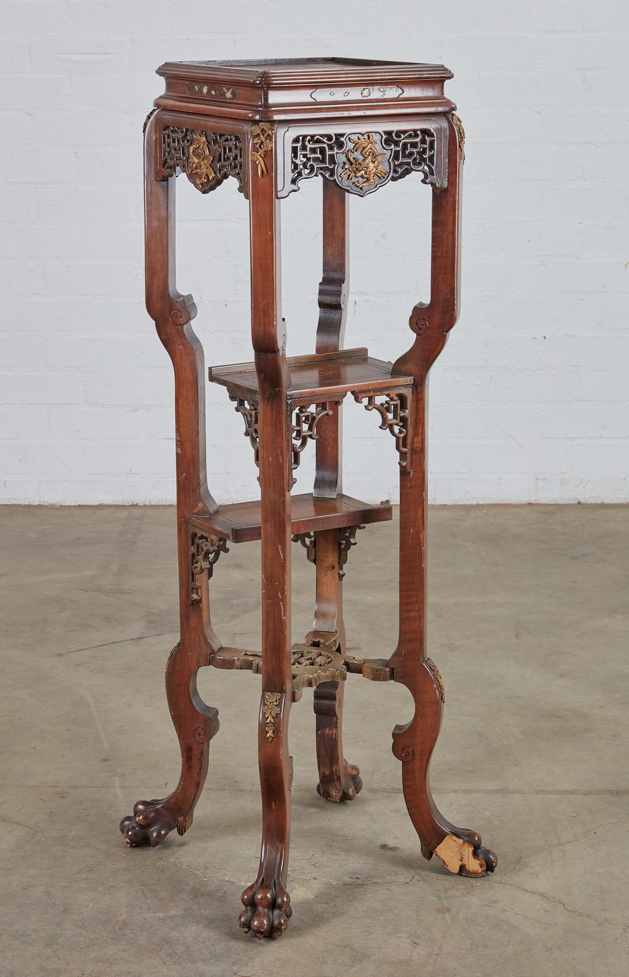 A FRENCH GILT BRONZE MOUNTED