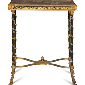 A French Gilt Bronze Mounted