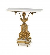 A FRENCH GILT BRONZE-MOUNTED W