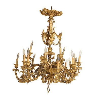 A French Gilt Bronze Rococo Style