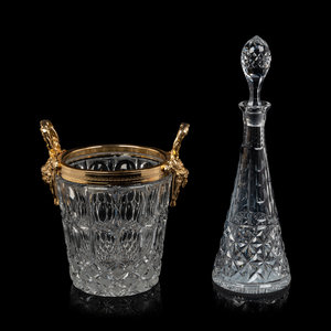 A French Gilt Metal Mounted Cut