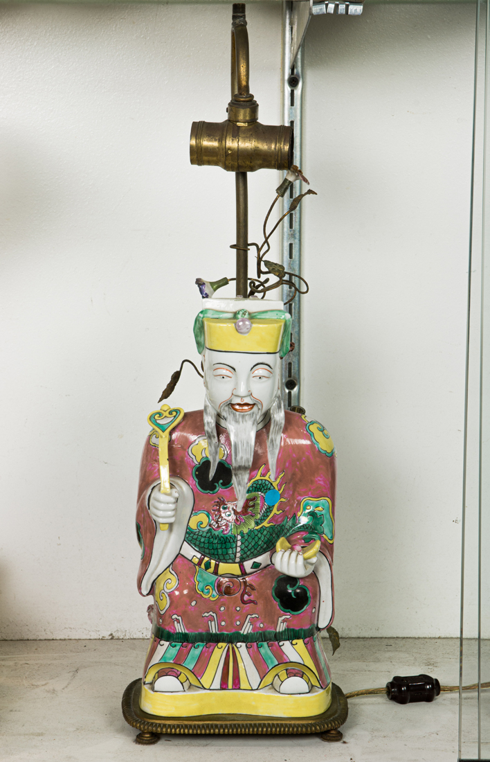 A FRENCH GILT METAL MOUNTED CHINESE