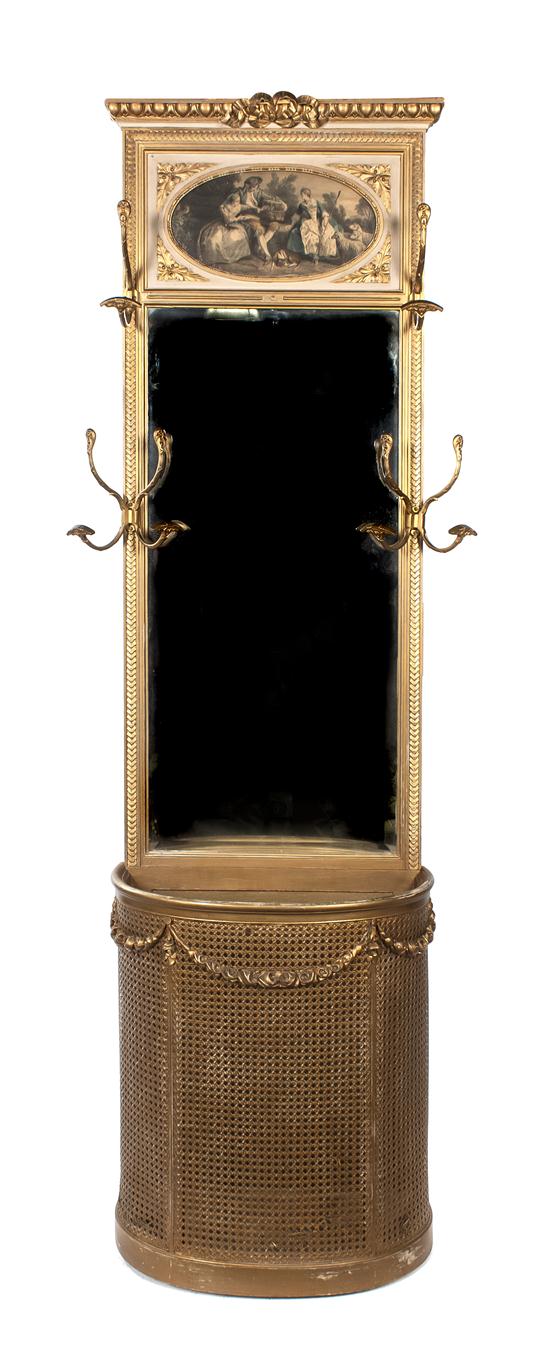A French Giltwood Hall Tree in