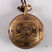 A French gold verge pocket wat