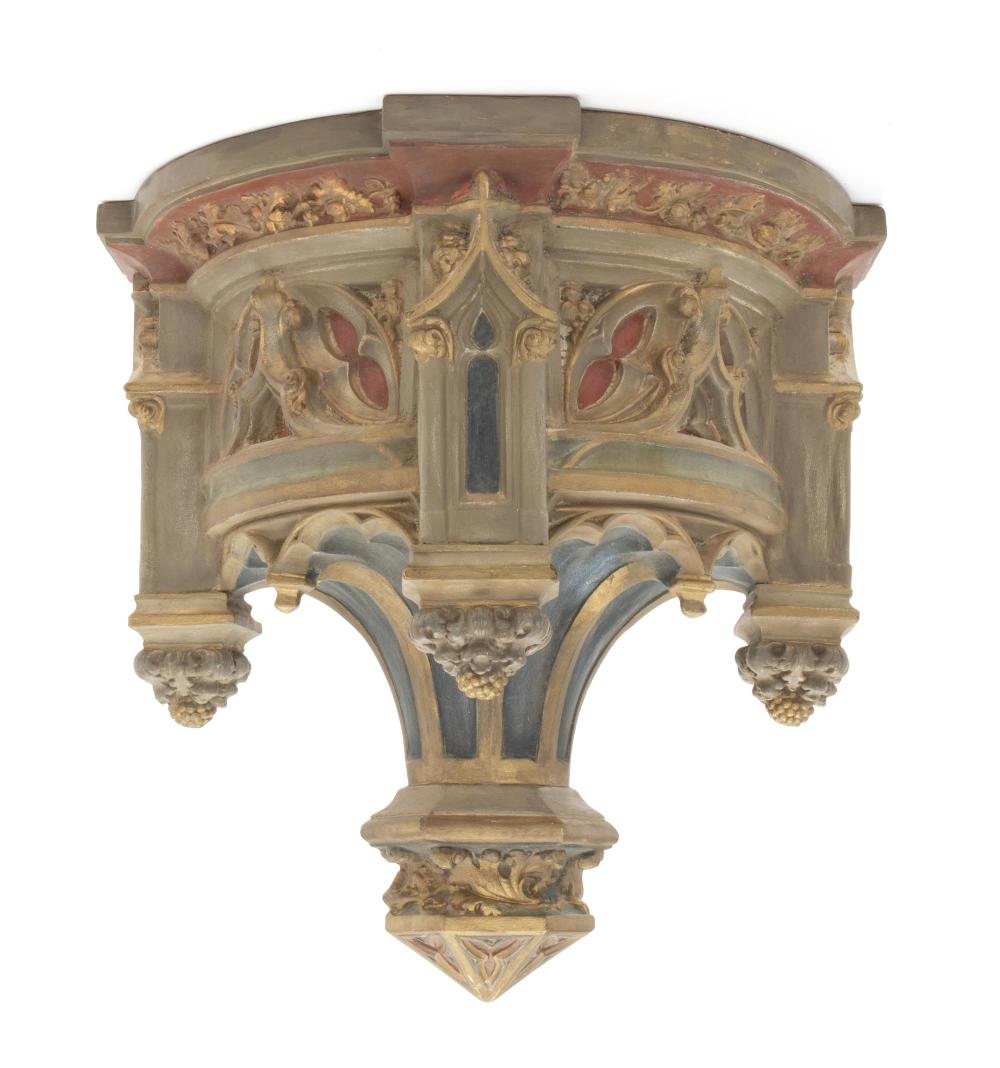 A FRENCH GOTHIC-REVIVAL TERRA COTTA