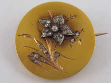 A French hallmarked 18 carat gold