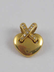 A French hallmarked 18 ct gold