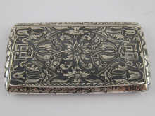 A french hallmarked silver and