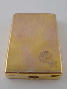 A French hallmarked silver gilt