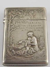 A French hallmarked silver ves