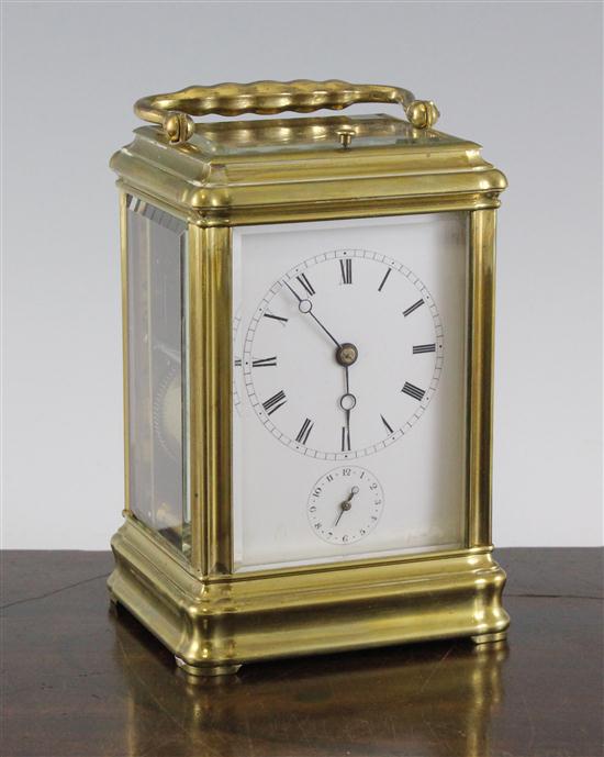 A French hour repeating brass
