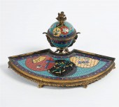 A FRENCH JAPONESQUE CLOISONNE