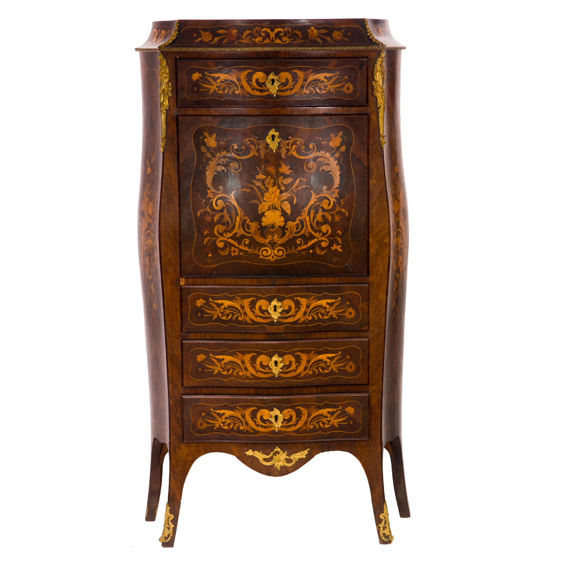 A FRENCH LOUIS XV STYLE BRONZE