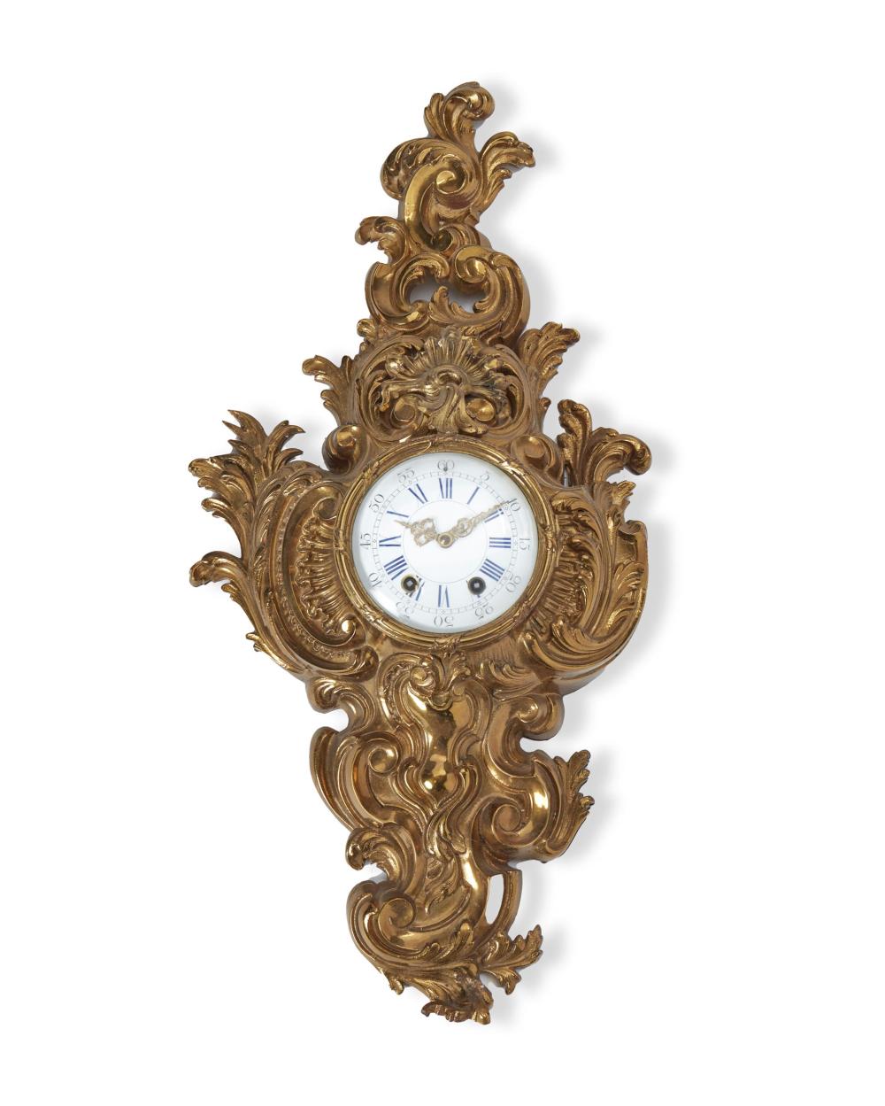 A FRENCH LOUIS XV-STYLE CARTEL WALL