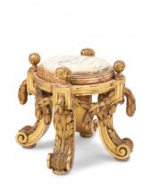 A FRENCH LOUIS XV-STYLE CARVED