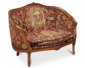 A FRENCH LOUIS XV-STYLE SETTEE