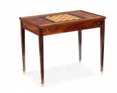 A FRENCH LOUIS XVI GAME TABLEA